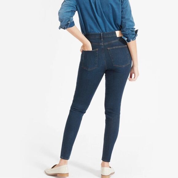Everlane Mid-Rise Skinny Jeans in Mid Blue women’s 28 - Picture 1 of 10